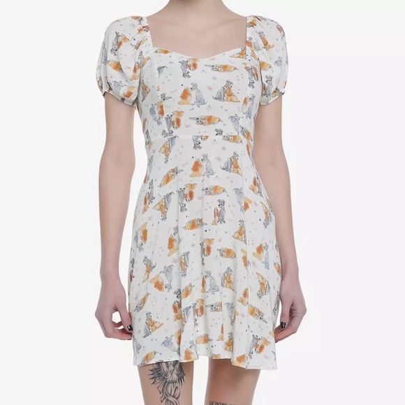 Disney Lady‎ And The Tramp Sweetheart Dress Hot Topic - Picture 1 of 3